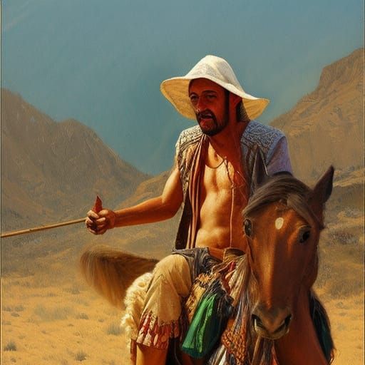 Turkish Landscape in Oil Painting Style