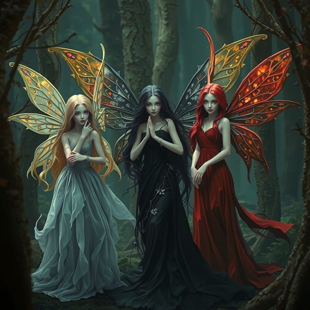 Whispers of the Shadow Realm: A Fantastical Forest of Ancien...