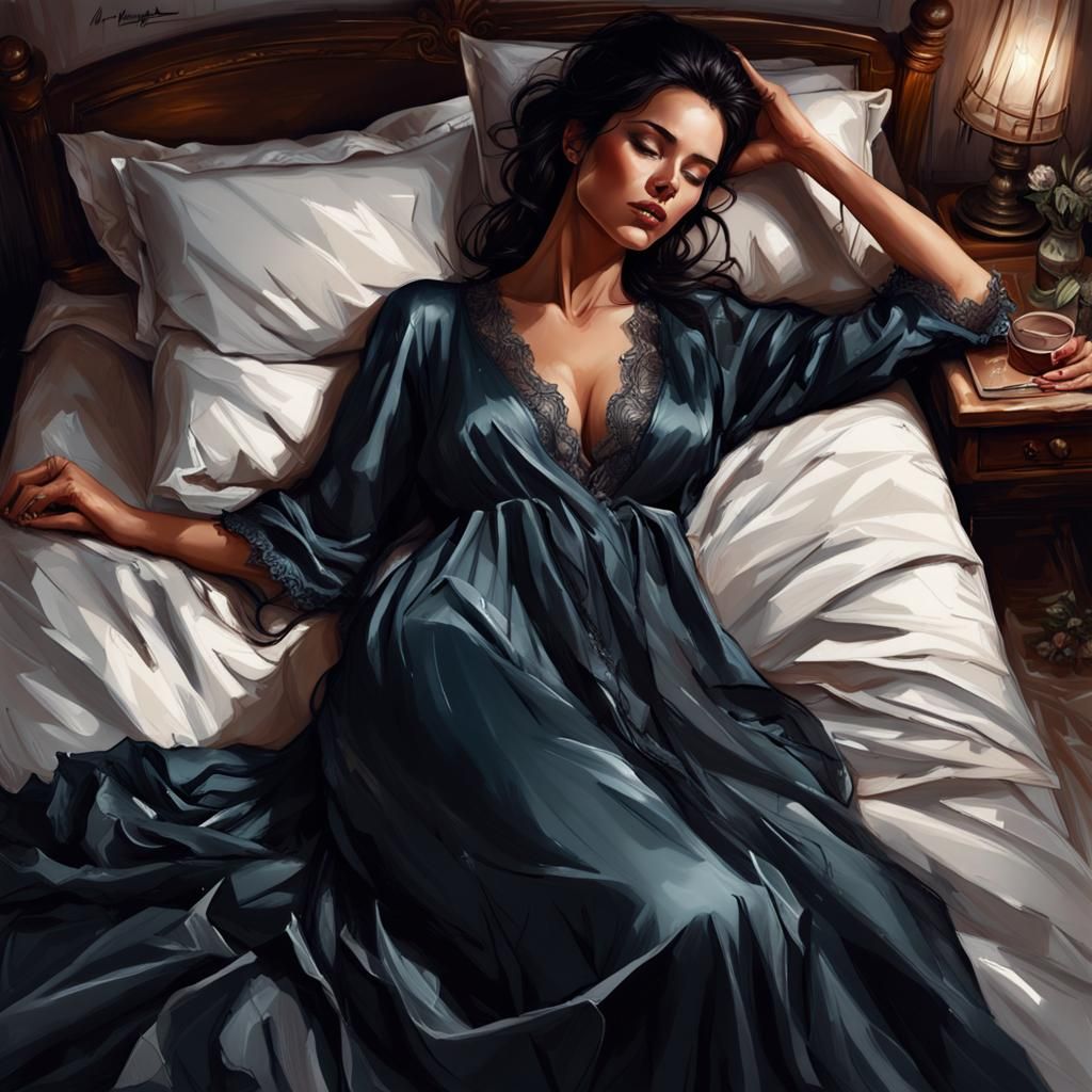 Dreamy Brazilian young lady