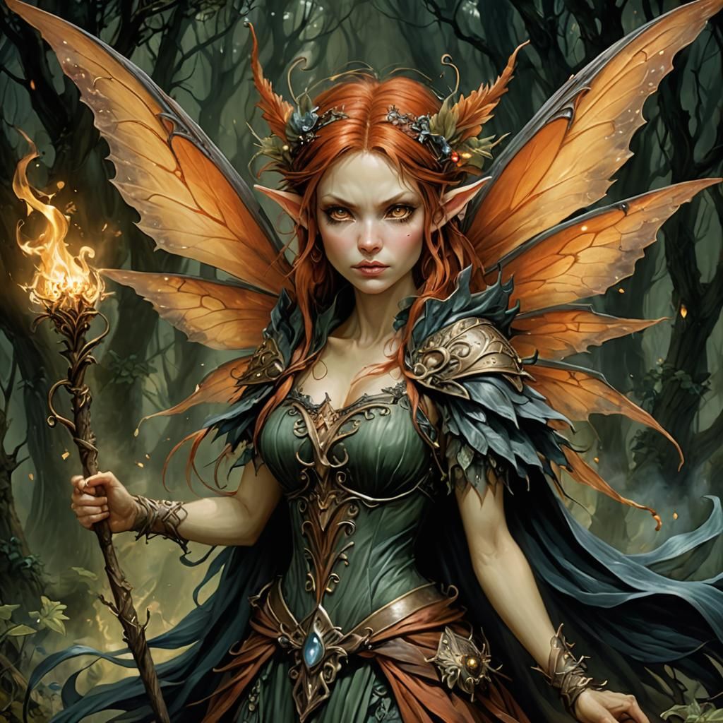 Furious Fairy in Firestorm: A Fantasy Faber Froud
