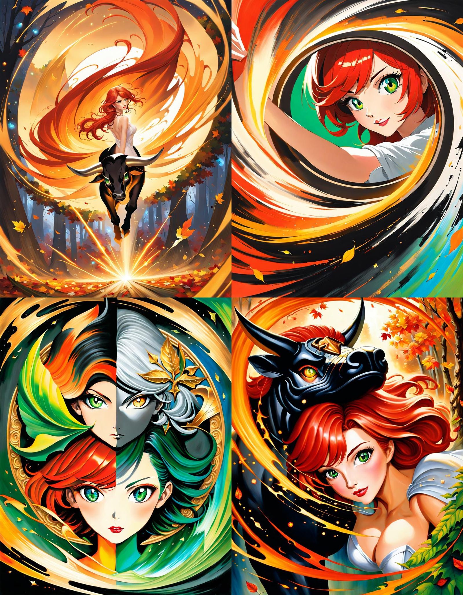 A Good Witch Shoves a Bull Demon