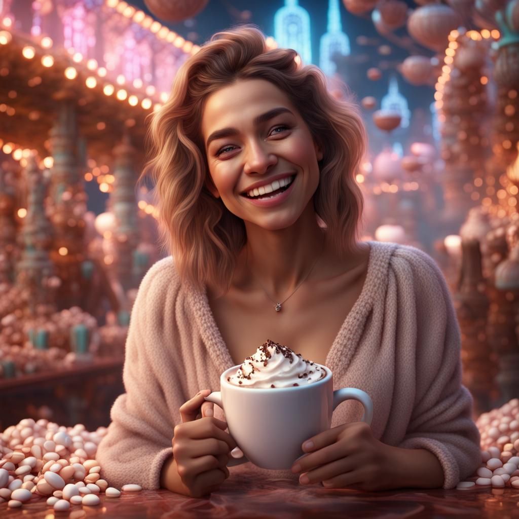 Female Oompa Loompa in Candy Paradise