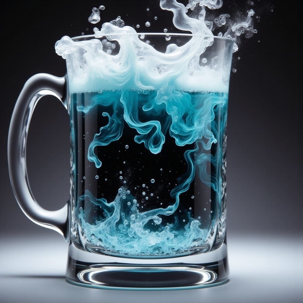 Ominous Crystal Tankard Filled with Alluring Liquid