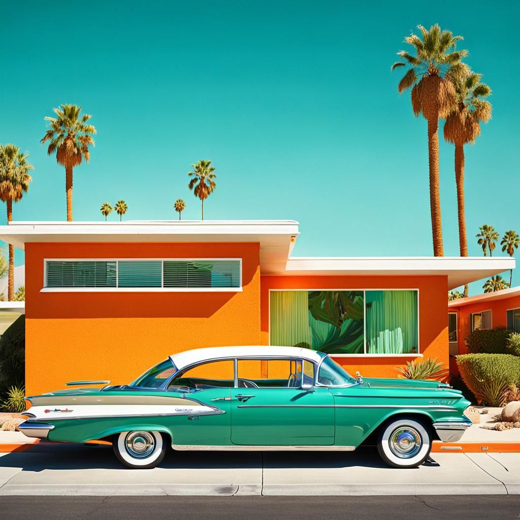 Retro Ad: 1960 Chevrolet Impala in Palm Springs