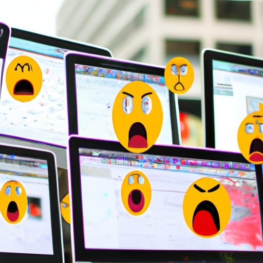 Emojis Break Free in a Vibrant Cyberpunk Aesthetic