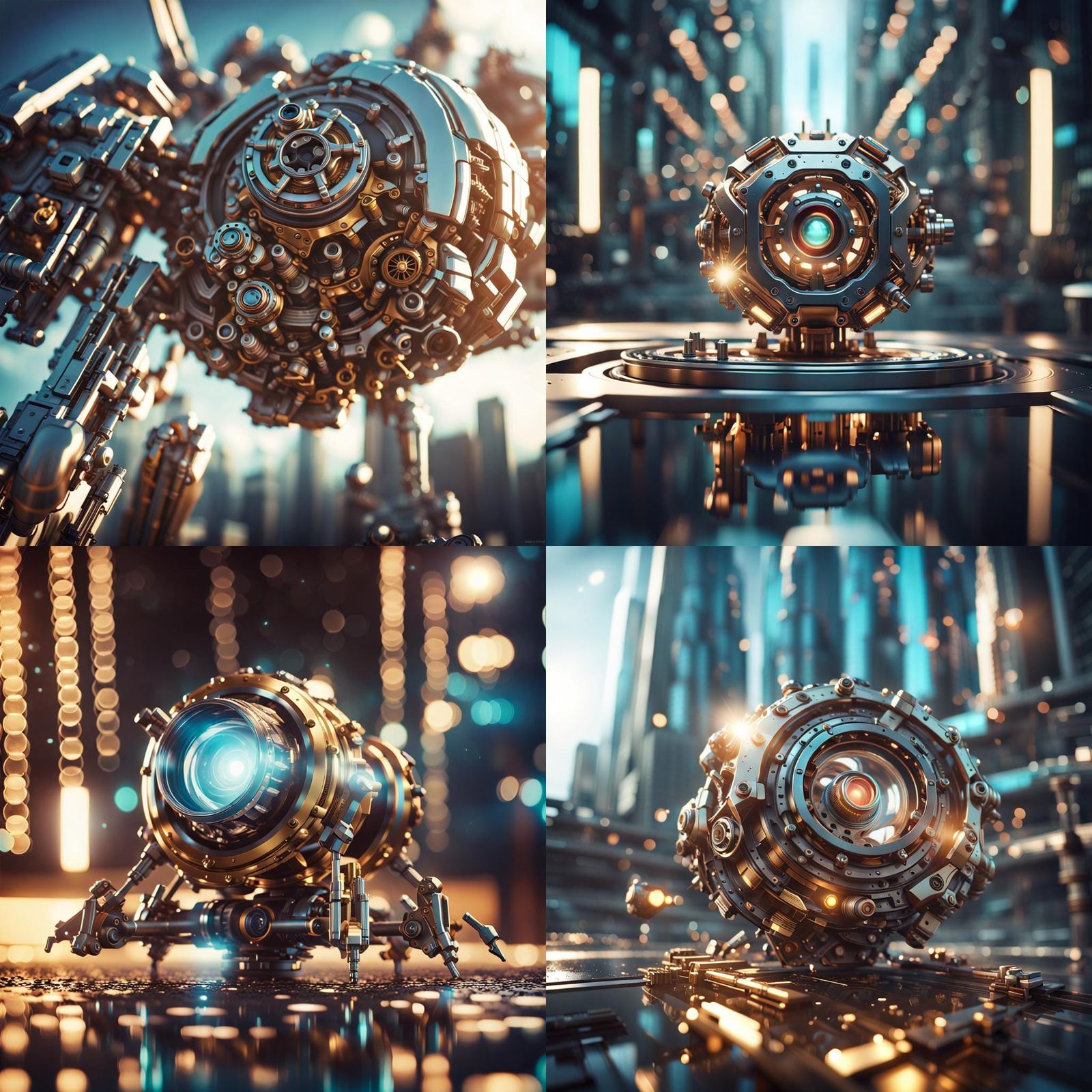 Futuristic Sci-Fi Scene with Anime Style Rendering