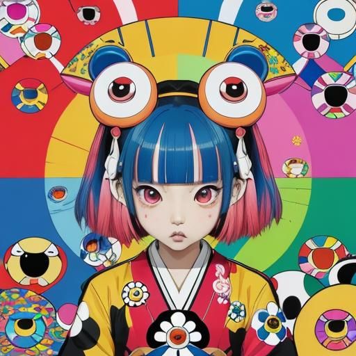 Takashi Murakami-Inspired Pop Fantasy