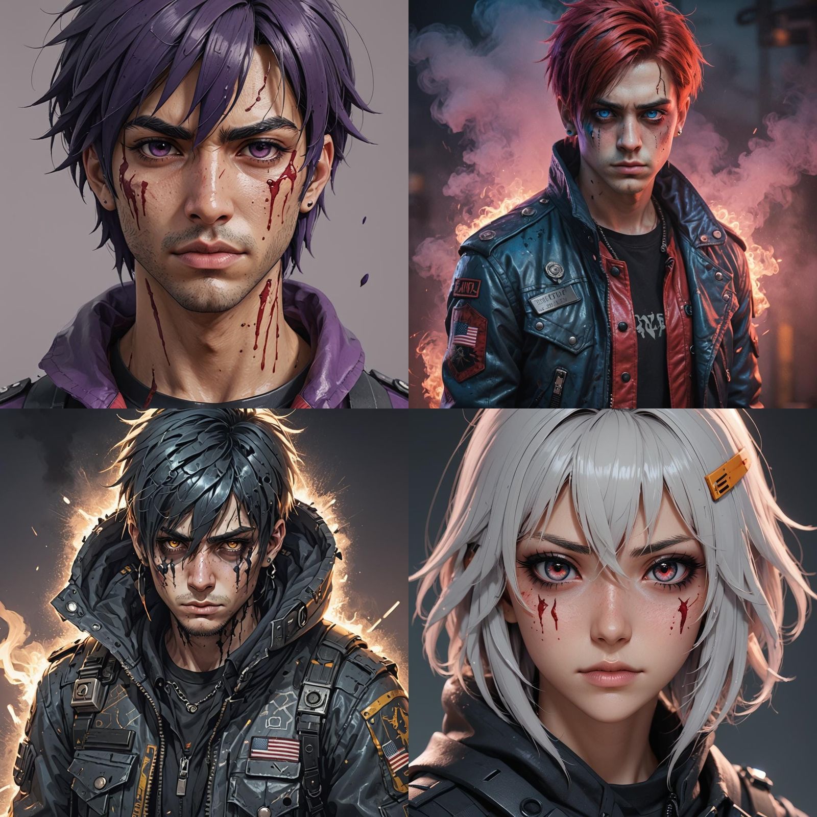 Emo Ex-Marine Expert: Anime-Style 3D Art