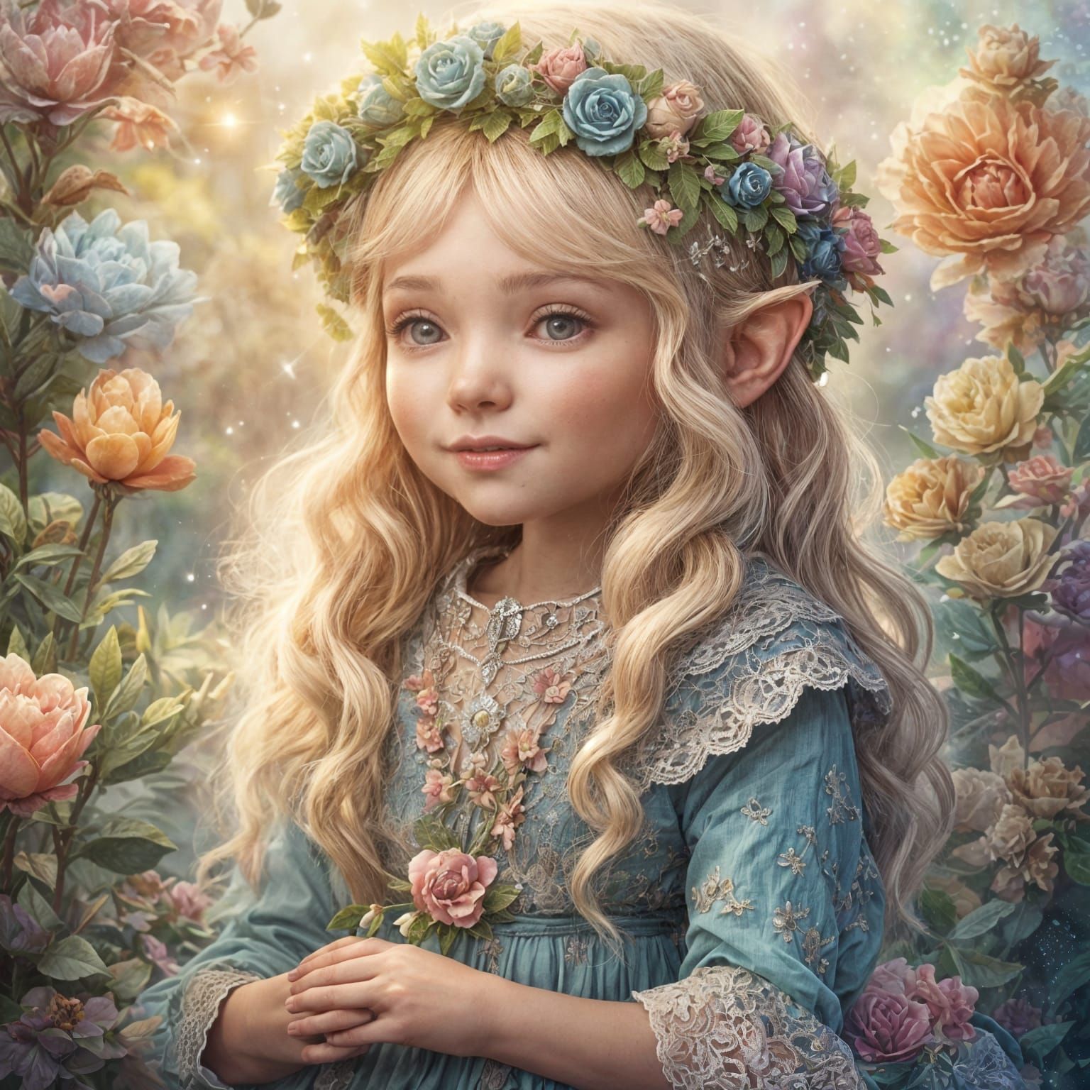 Mysterious Magic Scene with Flicker