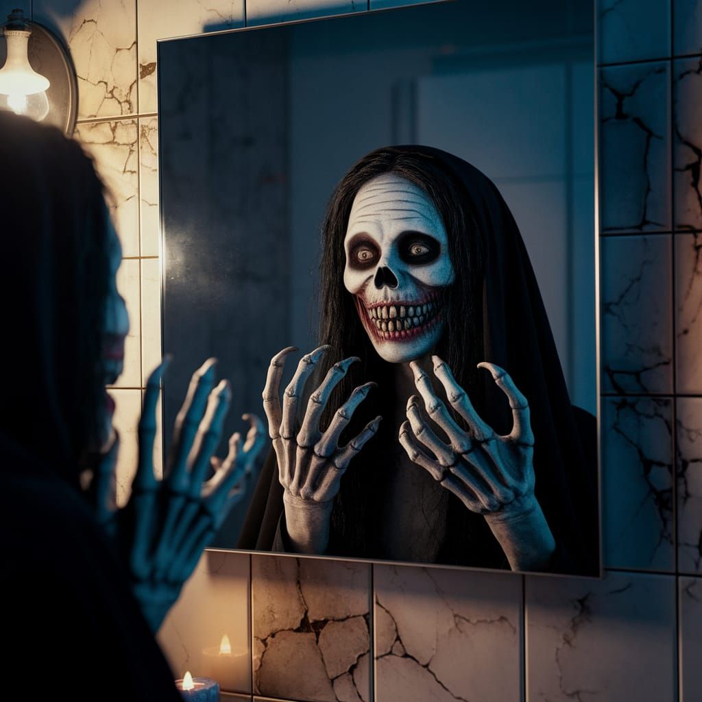 Bloody Mary Stares From the Mirror