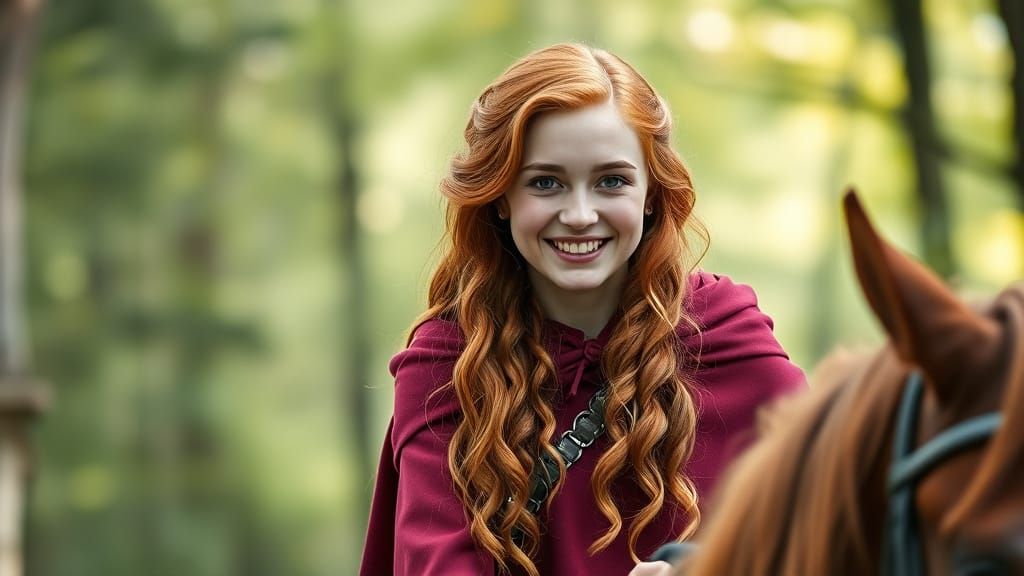 Medieval Princess in the Forest