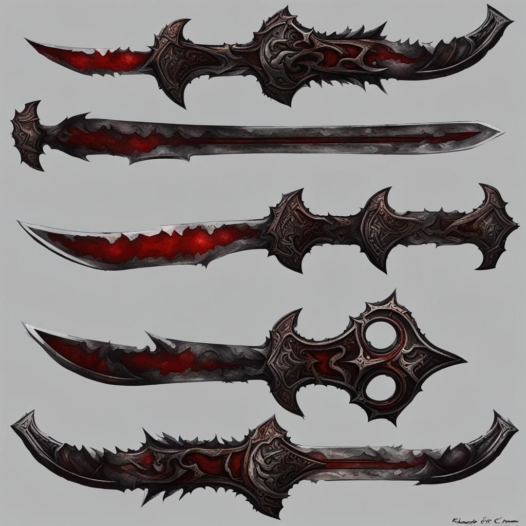 The Blades of Chaos from God of War