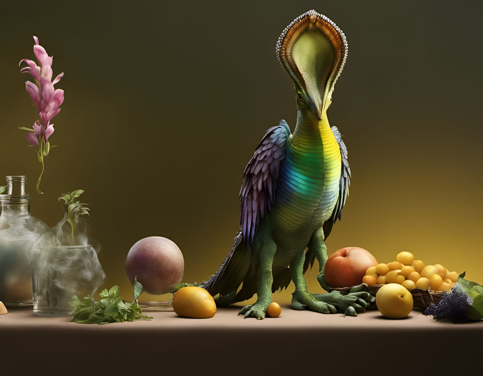 Exotic Alien Creatures in Bizarre Magical Realism