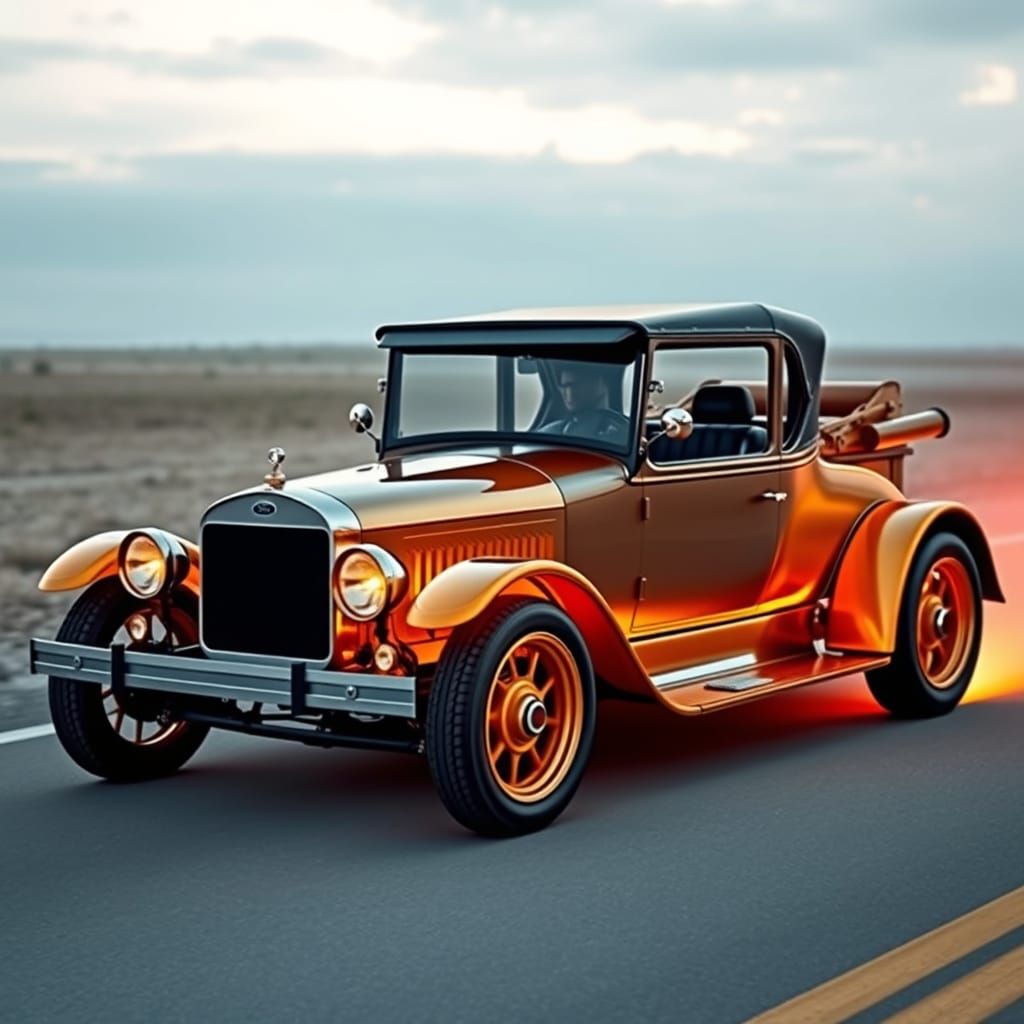 Ford Model T: Transformation into Futuristic Hot Rod
