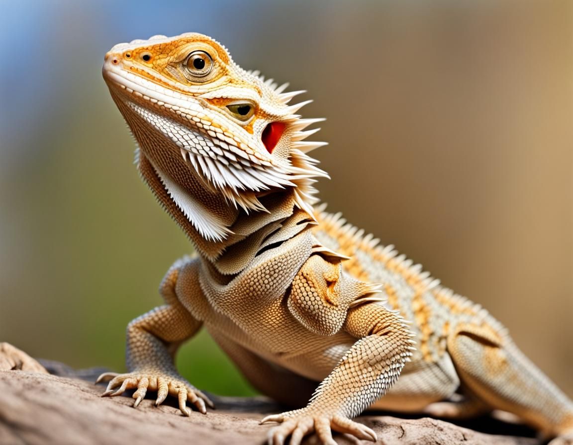 Bearded Dragon in Natural Habitat