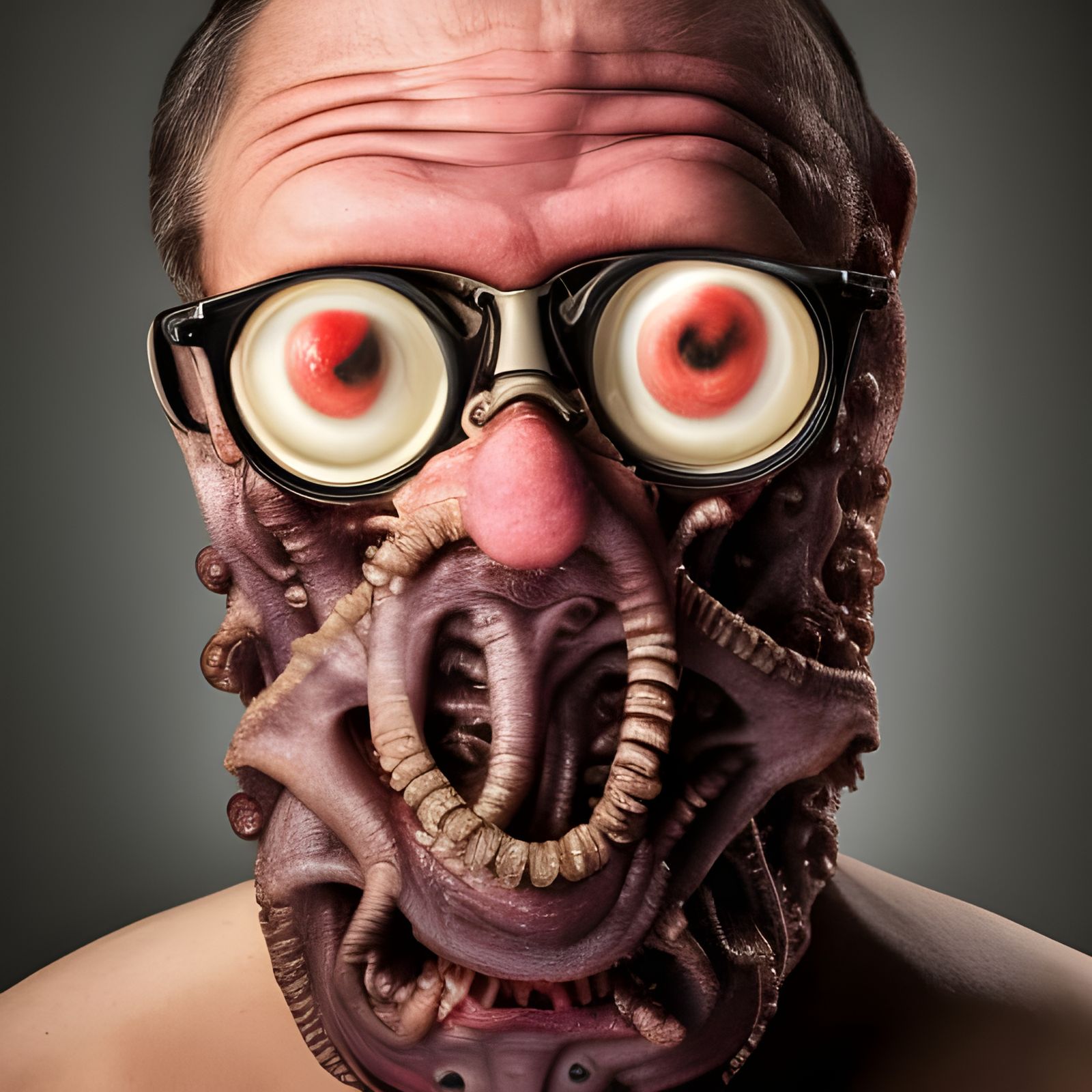 Lovecraftian Abomination Portrait in Professional Style