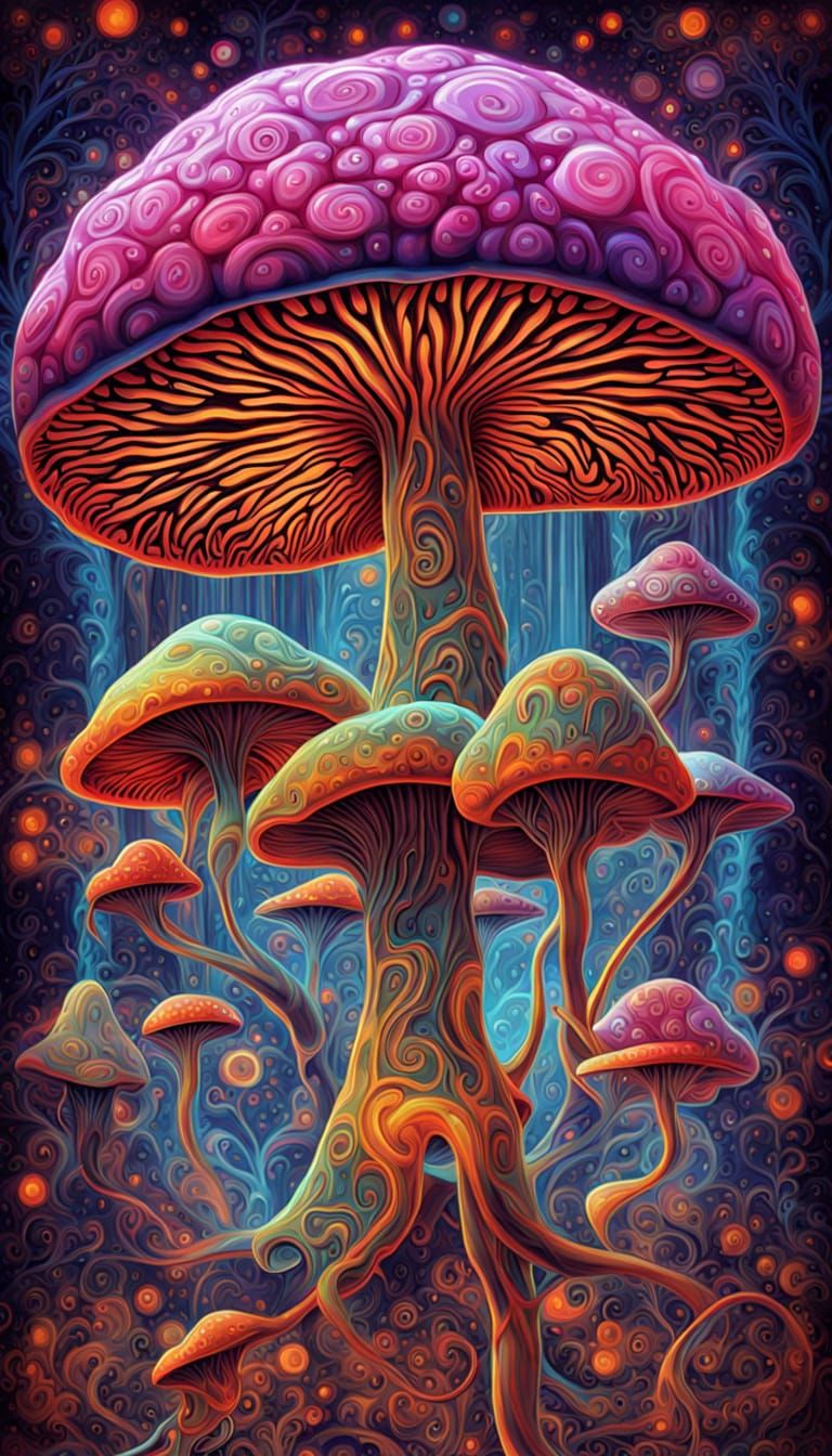 AI Visualizes Psilocybin Hallucinations in Photorealistic St...