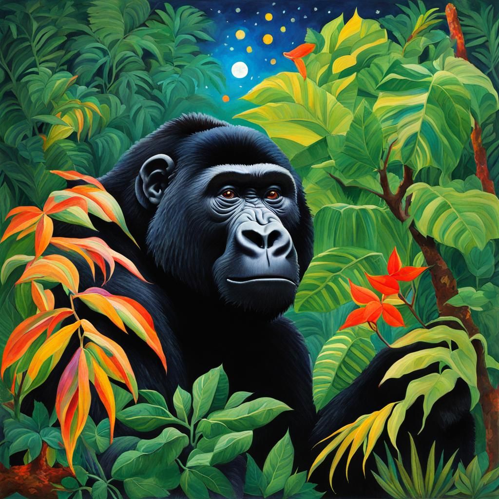 gorilla by henri rousseau