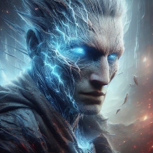 Dark Fantasy Haunted Tree Illustration in Ash Thorp Style