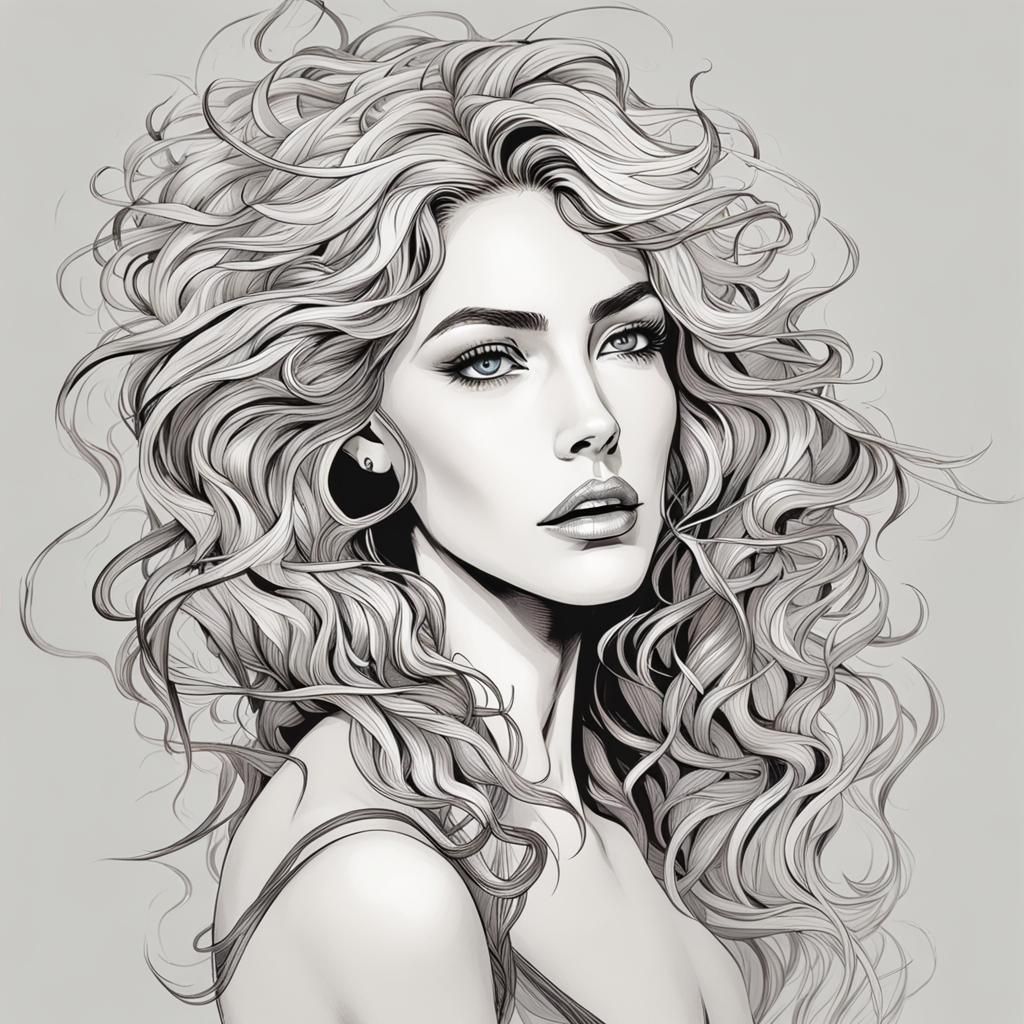 Attractive Woman Generated by AI