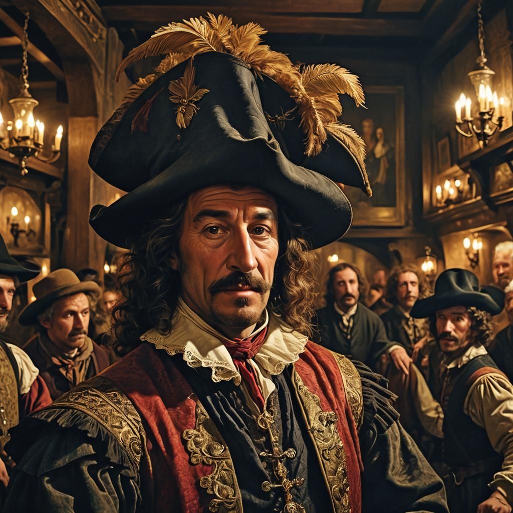 Renaissance Portrait of Cyrano De Bergerac