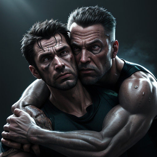 Hyperrealistic Wrestling Concept Art in 8k Resolution