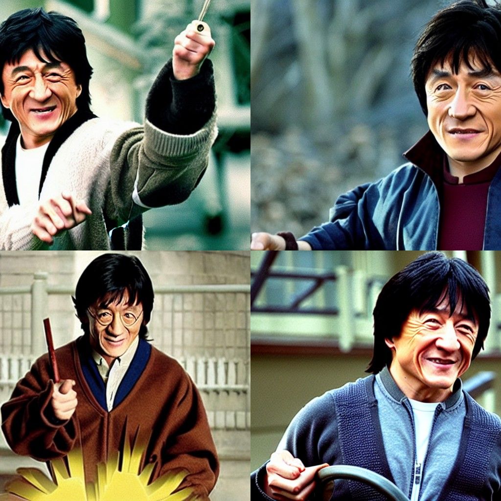 Jackie Chan as Harry Potter: A Magical Fusion