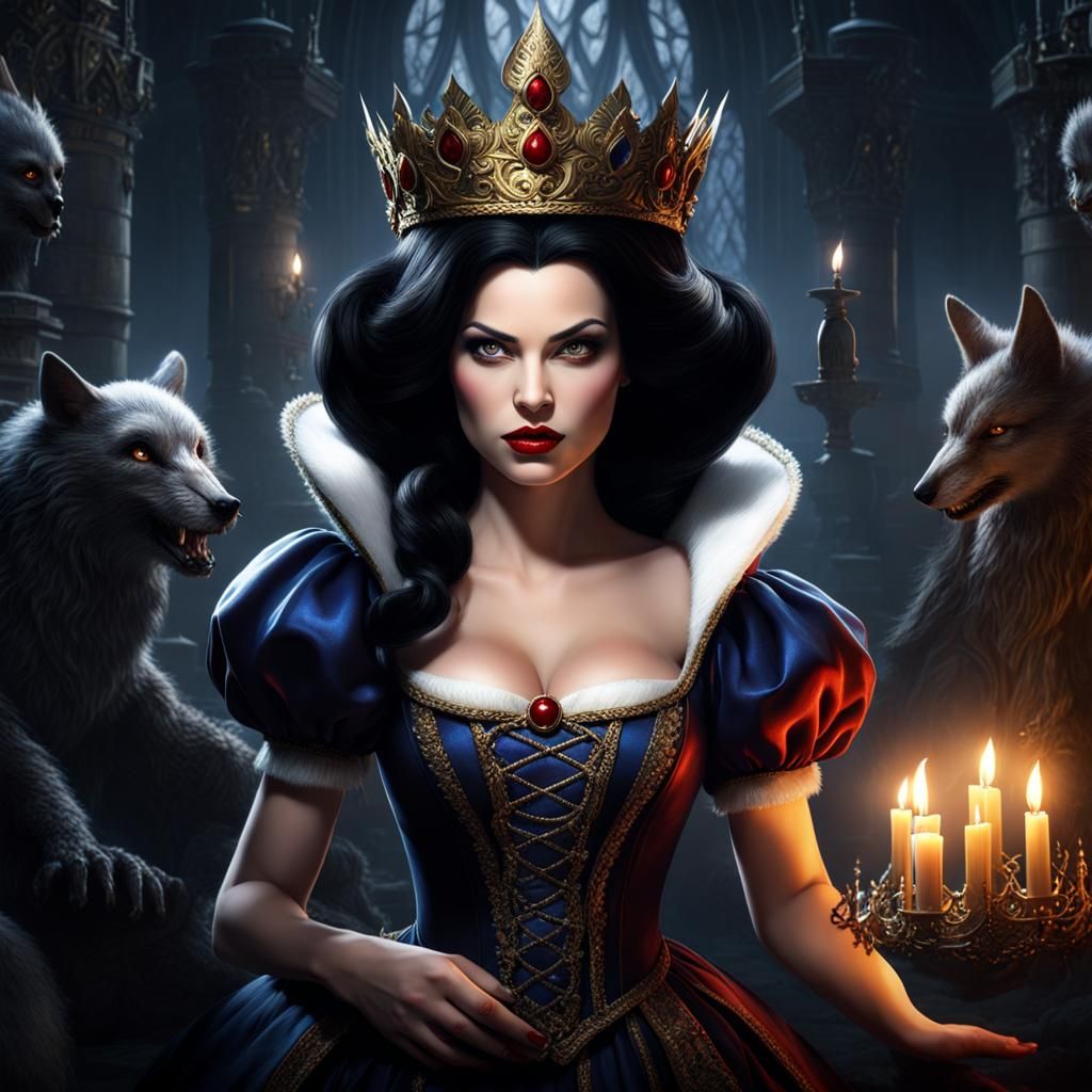 Dark Queen: A Sinister Snow White Concept Art