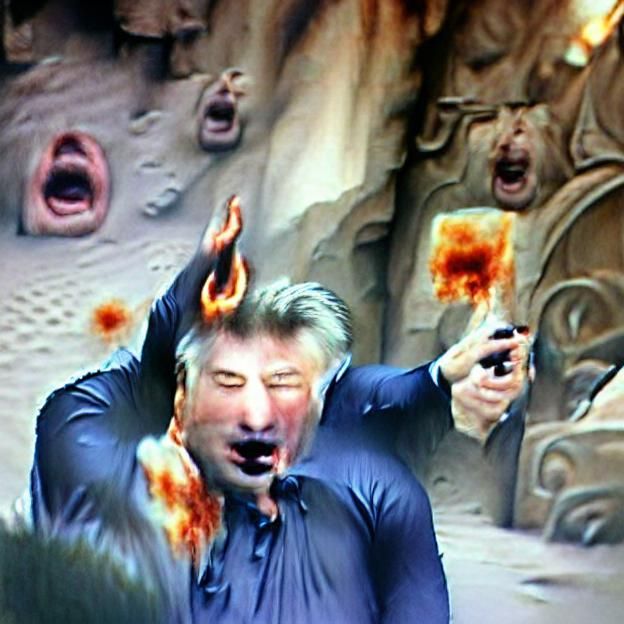Man Screaming in Flames: A Vision of Torment