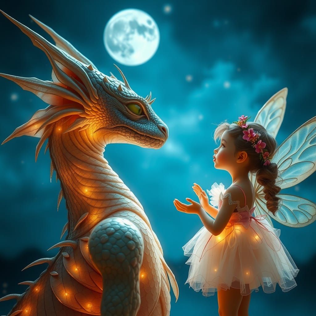 Mystical Creature and Fairy Portrait in Artgerm Style