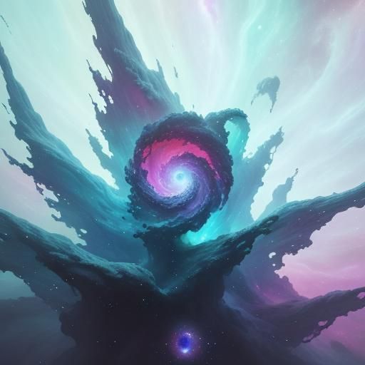 Cosmic Surrealism: Birth of a Star