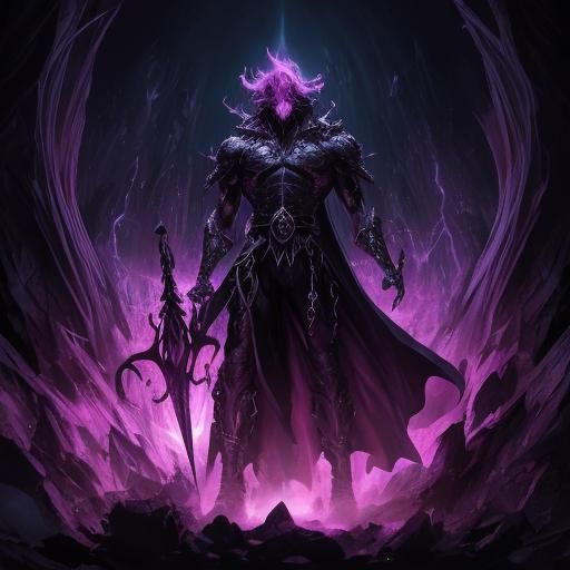 Corrupted Pink Diamond Fusion in Dark Gothic Style