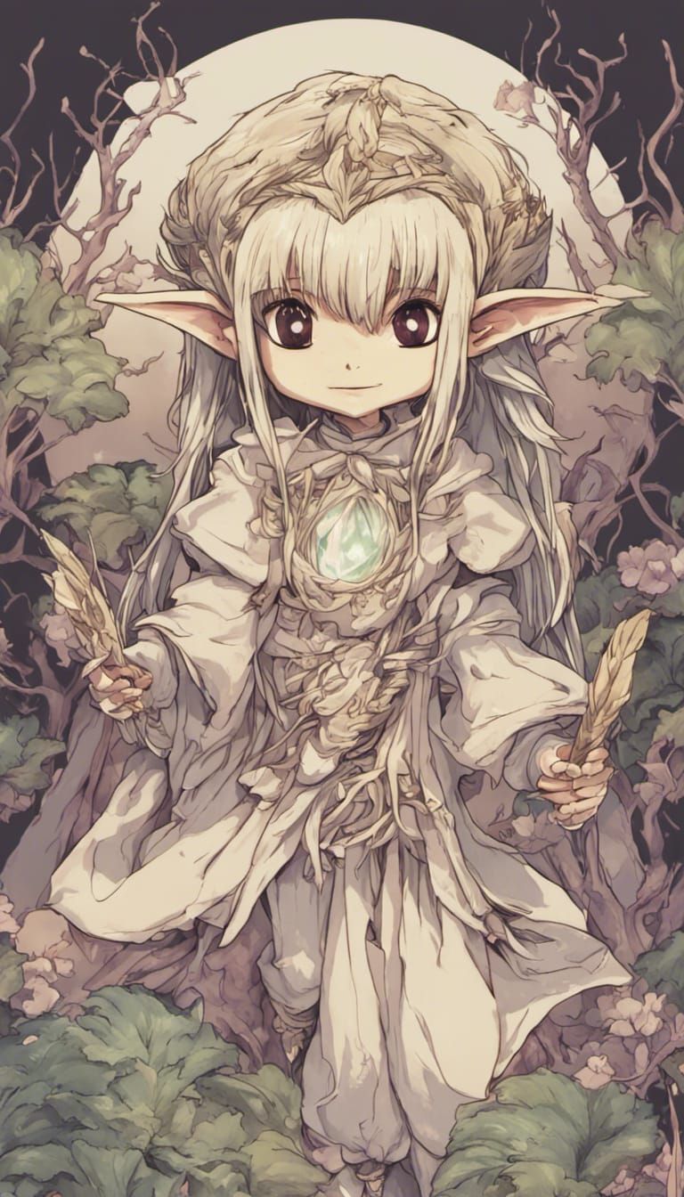 Anime-Style Gelfling from The Dark Crystal