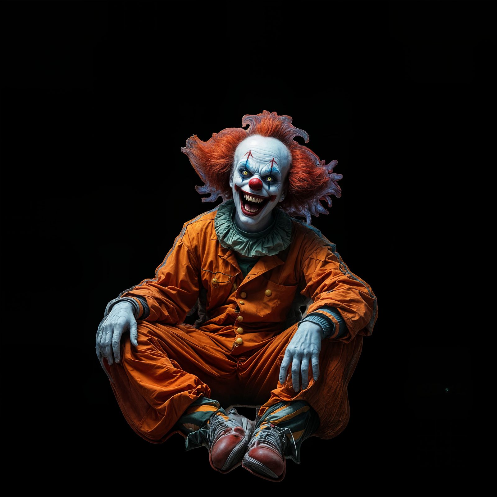 Unhinged Clown Containment Spiral: An AI Creation