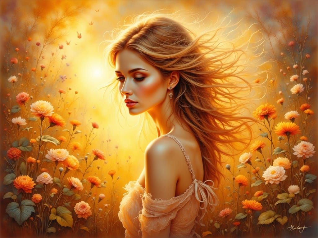 She's Beautiful In Gold