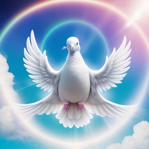 Psychedelic Doves in Sunshine: Holographic Cosmic Illustrati...