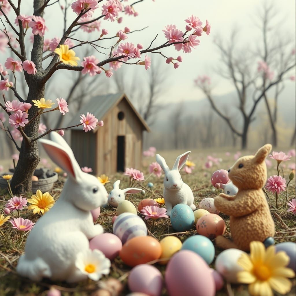 Surreal Easter Dreamscape Unveiled