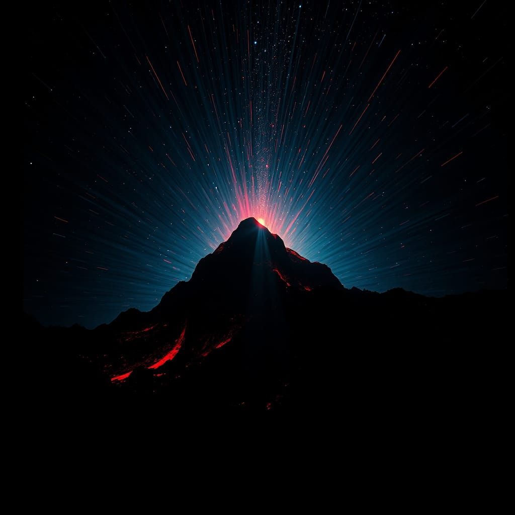 Black Hole of Absolute Chaos Swirling Stars