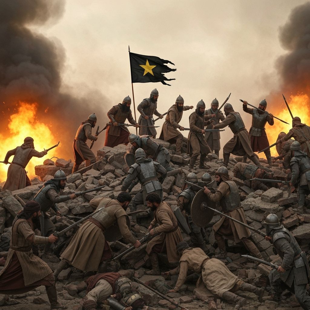 Ancient Assyrian Peasants Battle Armored Warriors Over Hillt...