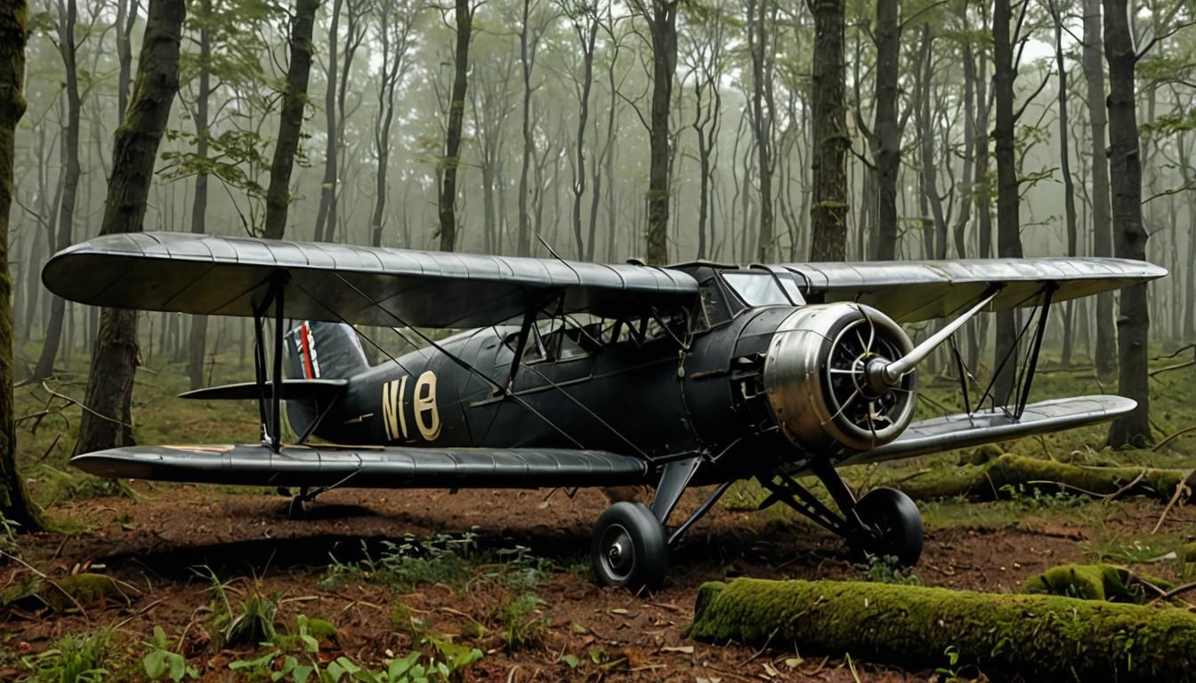 Biplane Crash Reveals Ghostly Antique Shop