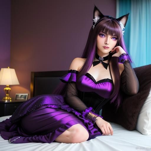 Calico Cat Reincarnation of Venelana Gremory, Photo Style