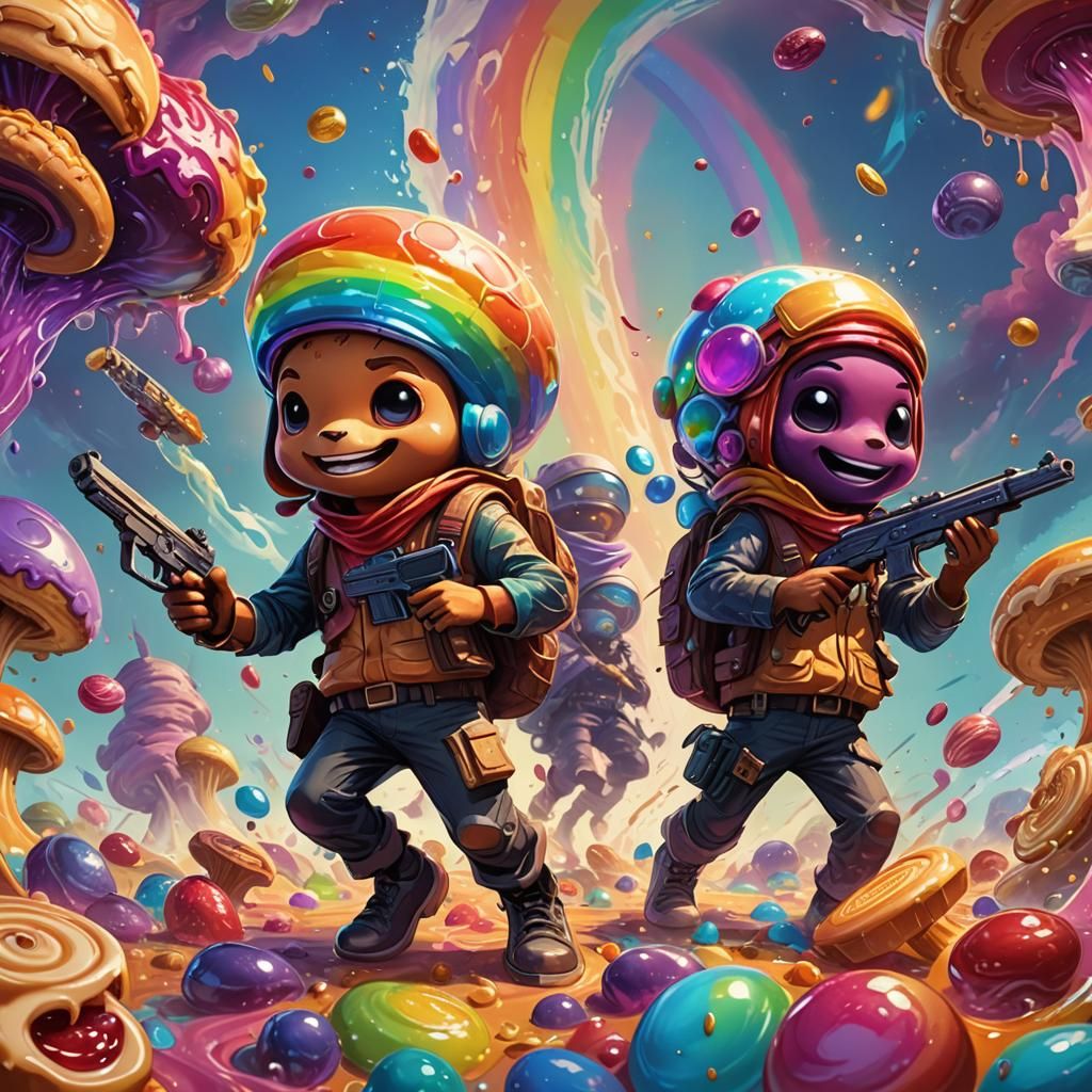 Peanut Butter Jelly Bandits and Rainbow Currency: Fantasy Ar...