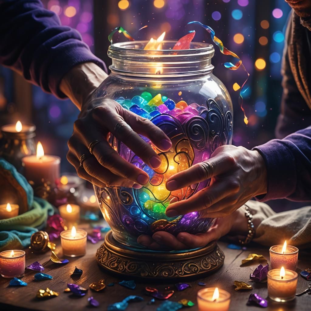 Ornate Jar of Souls in Robber's Hands