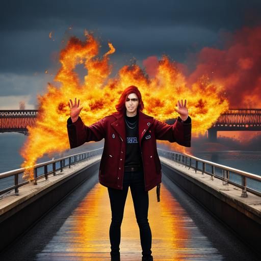 Burning Bridges in Vibrant High Definition