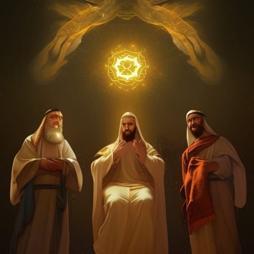 The Three Wise Men Follow a Star