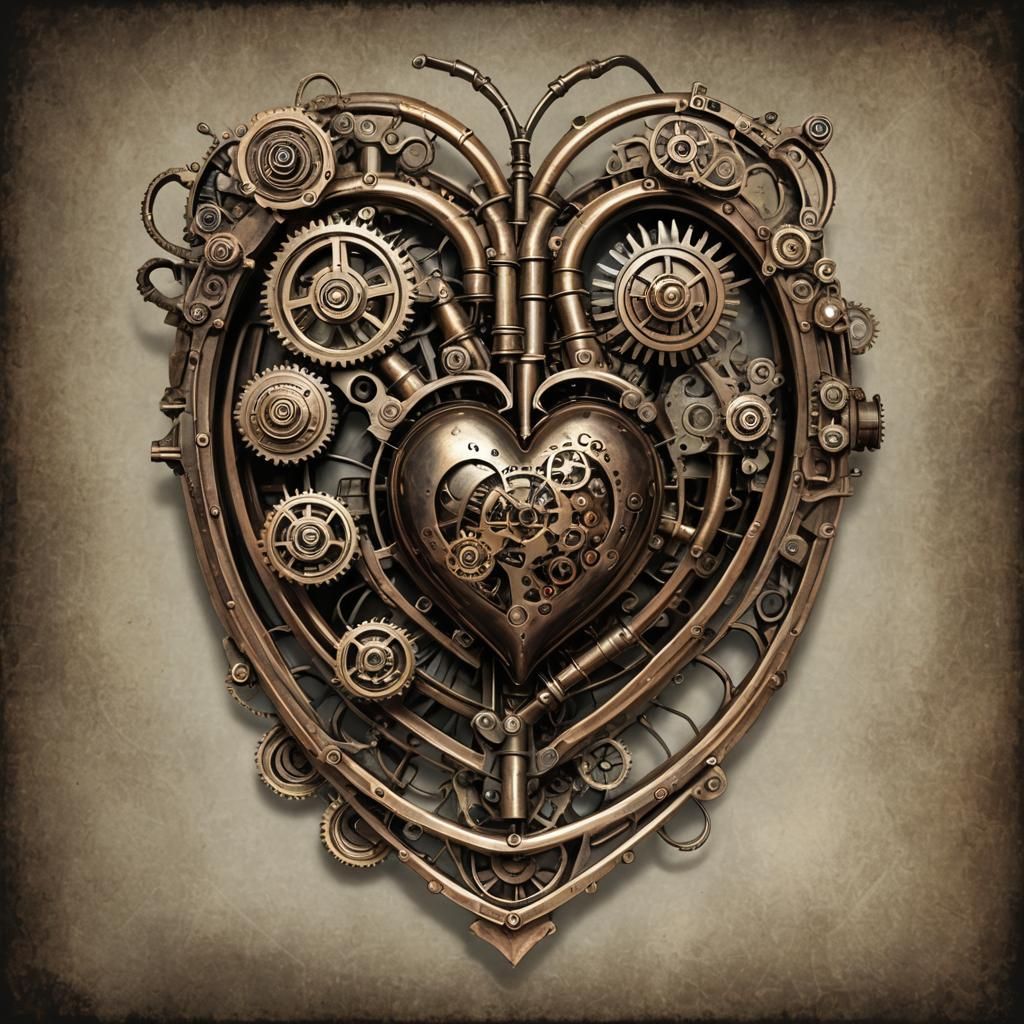 Ornate Steampunk Engine Design