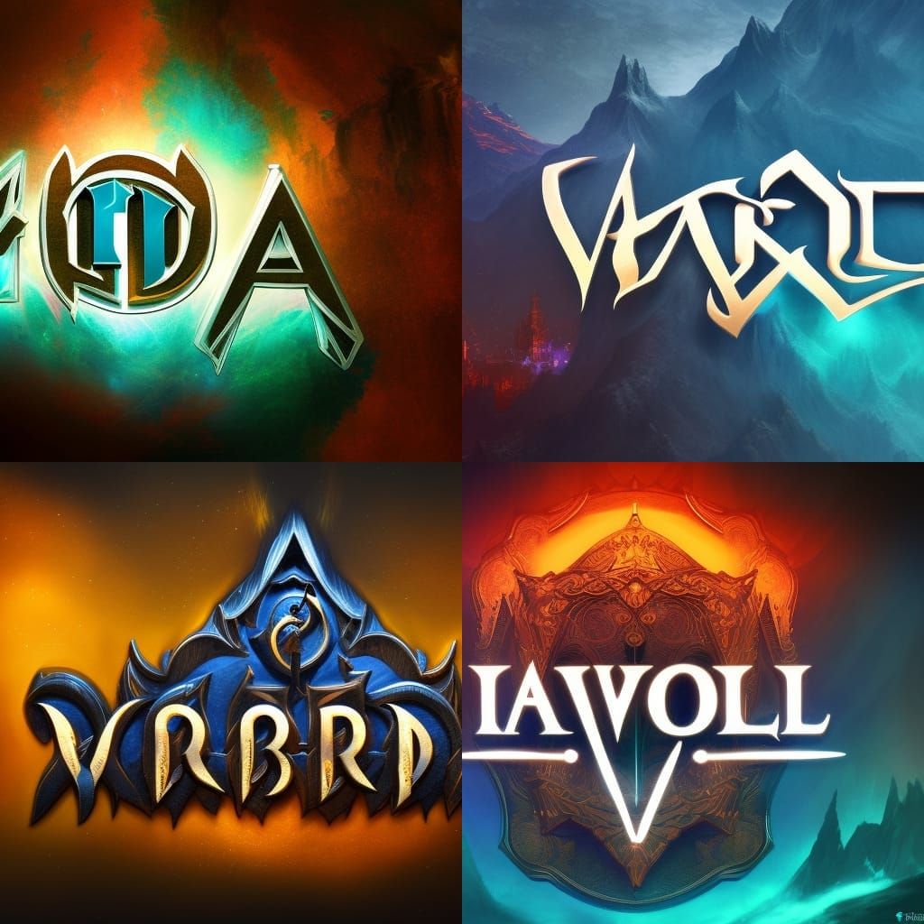 cool logo of word Pranay