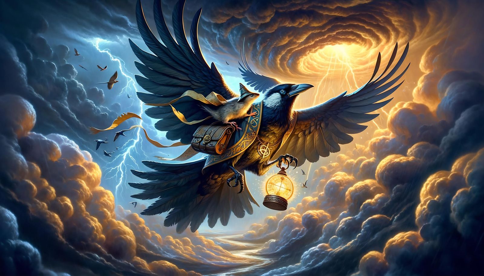 Cleric Jackdaw: Divine Guidance in a Storm