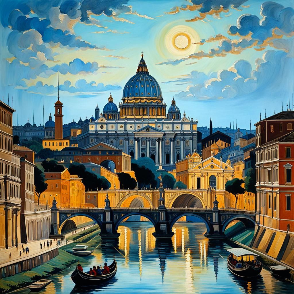 Saint Peter's Basilica in 17th Century Rome