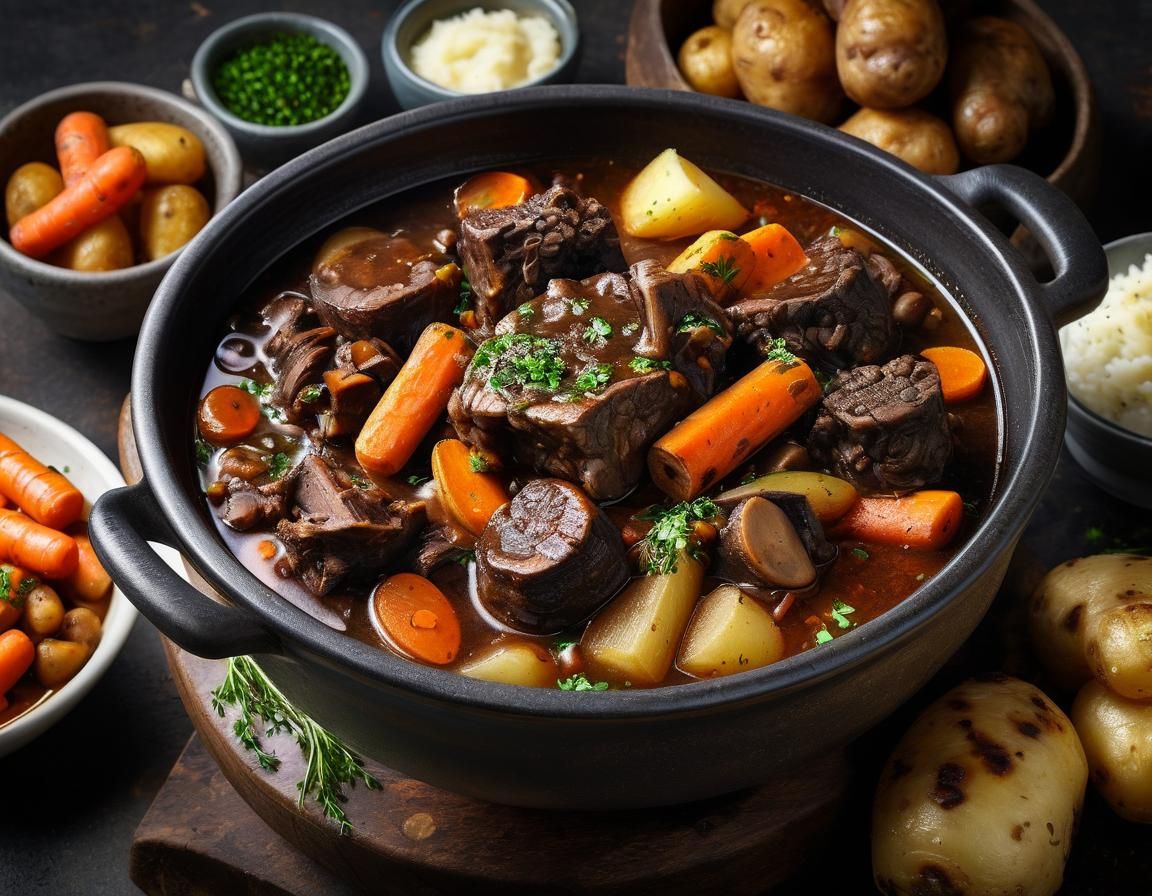 Bowl of Rich and Savory Oxtail Stew